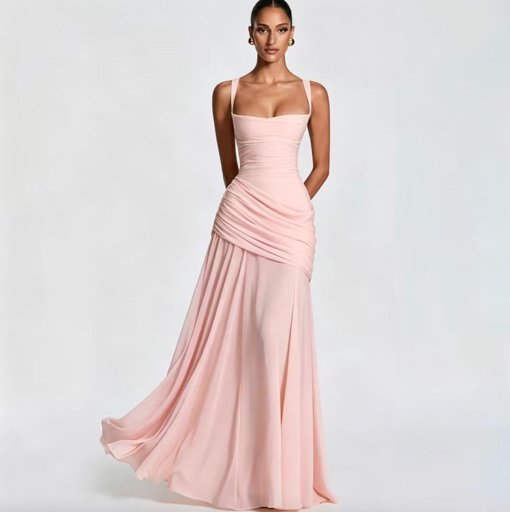 Women’s Square Neck Ruched Dress